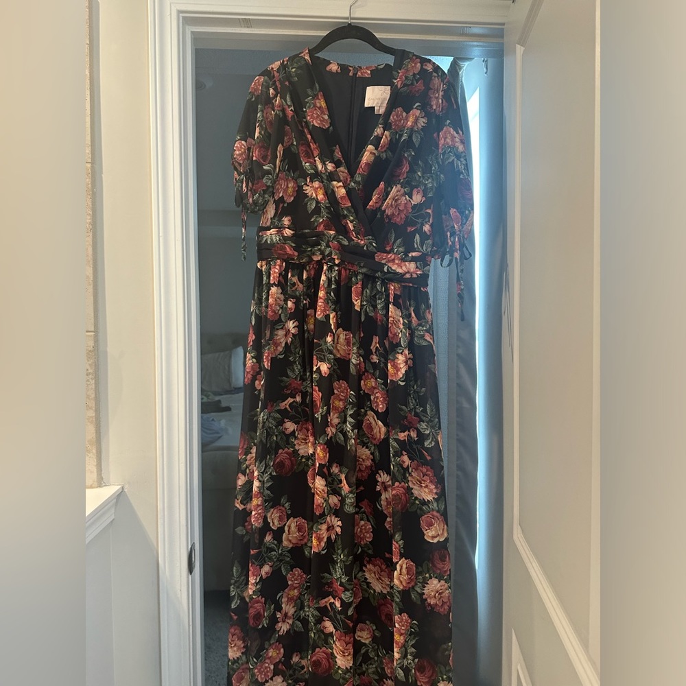 Gal meets gala gown floral